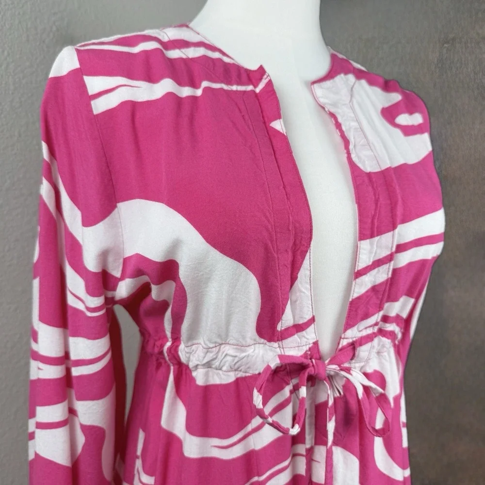 Escapada Beach Womens Abstract Swim Cover Over Size‎ M Resort Vacation Summer